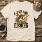 I Love Fall Fishing Bass T-Shirt