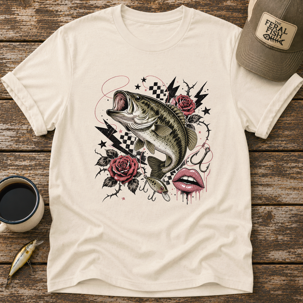 Bass Roses & Lightning T-Shirt