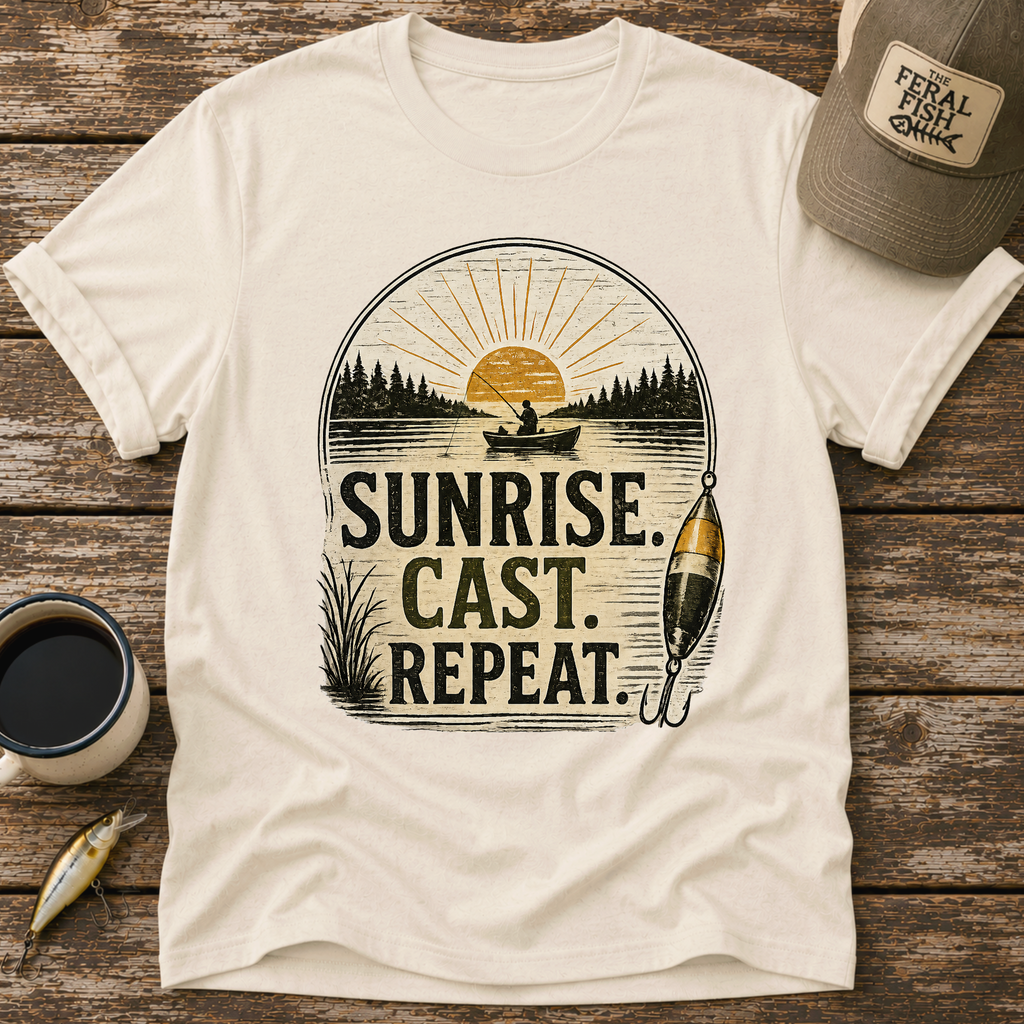Sunrise Cast Repeat Boat T-Shirt
