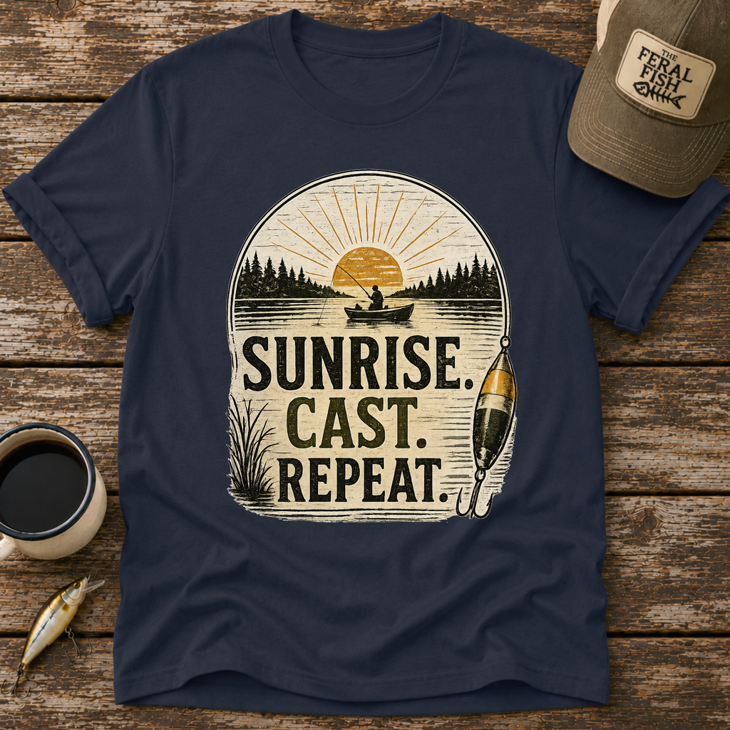 Sunrise Cast Repeat Boat T-Shirt
