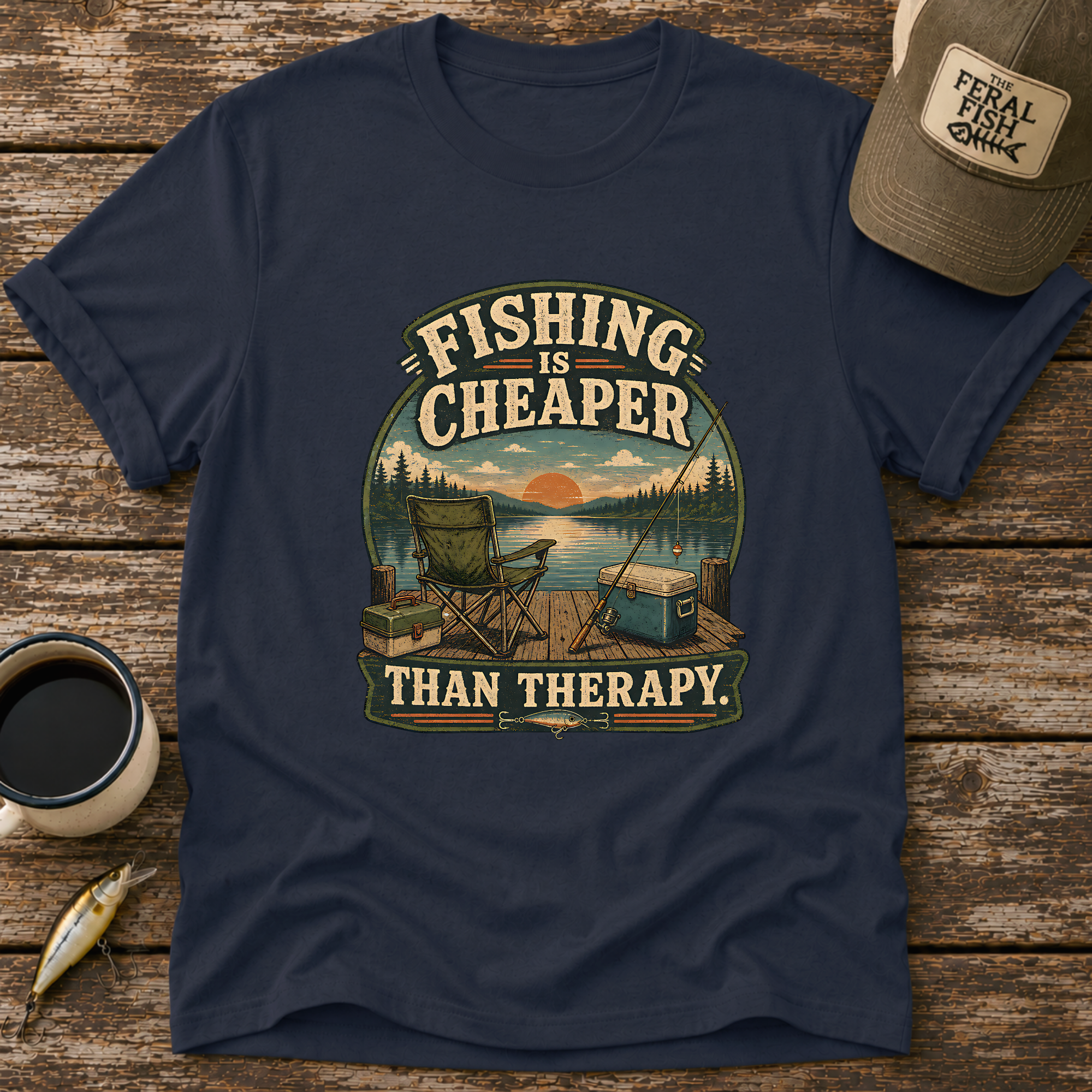 Fishing Is Cheaper T-Shirt