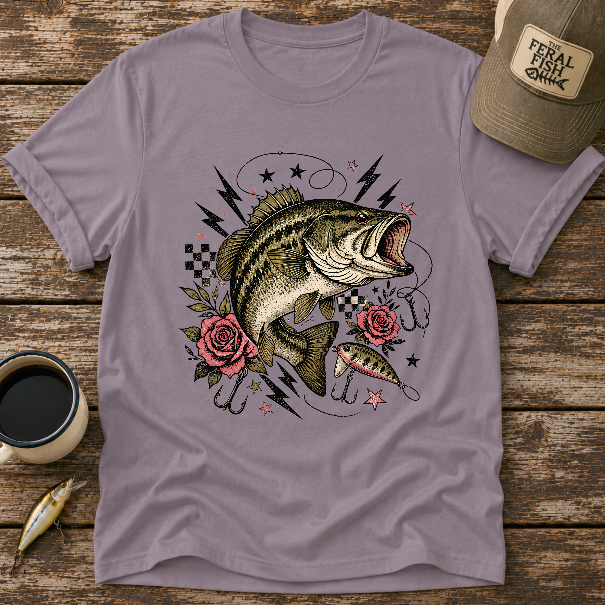 Bass & Roses T-Shirt