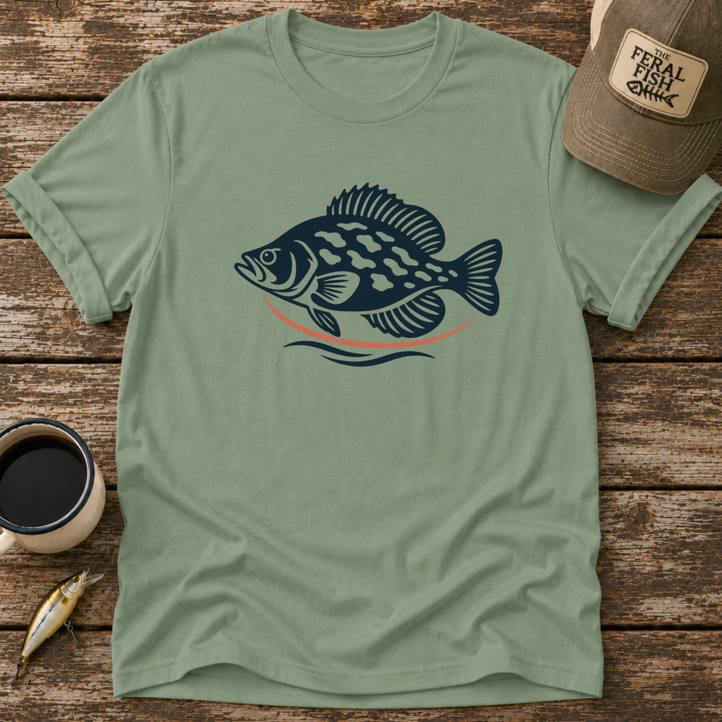 Retro Crappie Fish T-Shirt