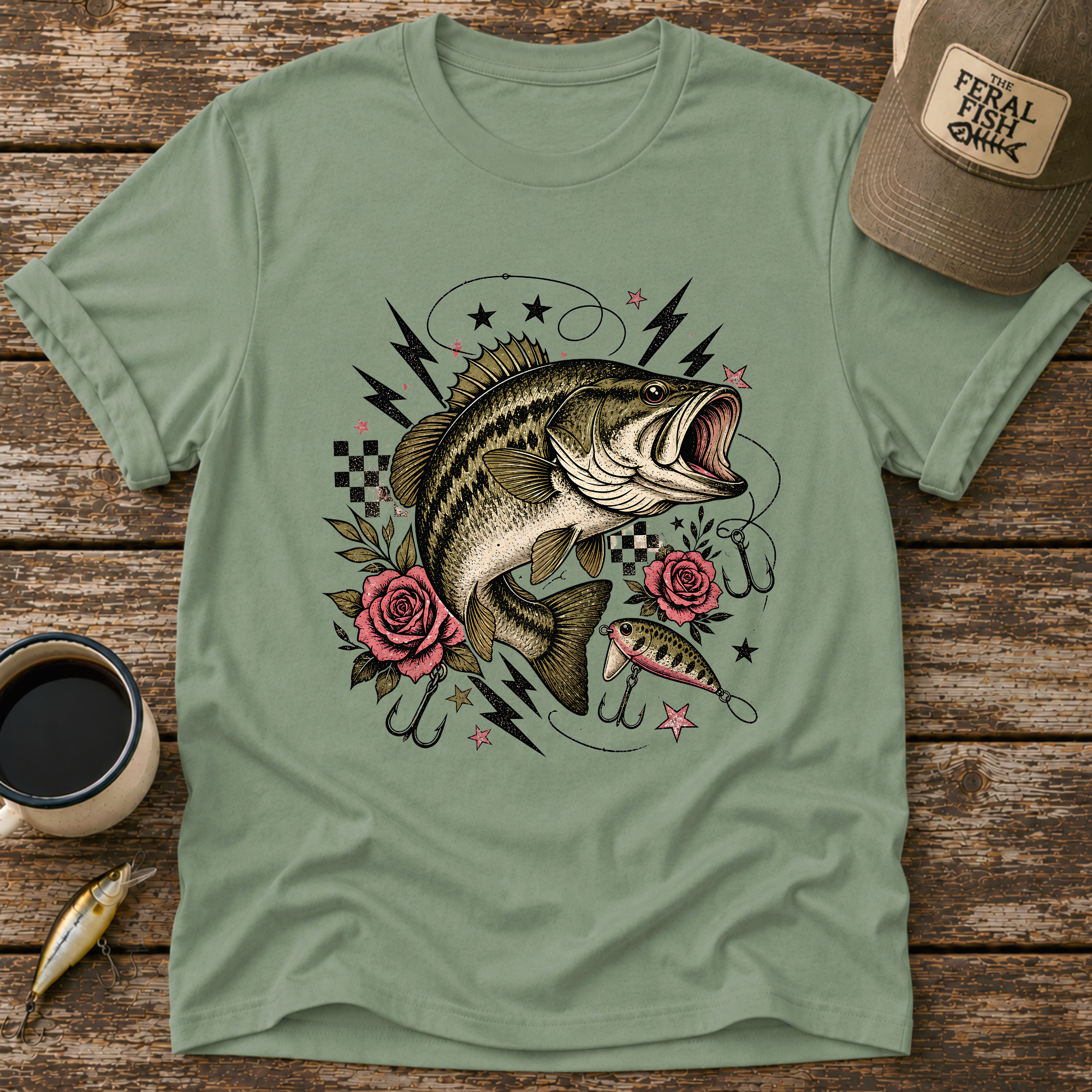Bass & Roses T-Shirt