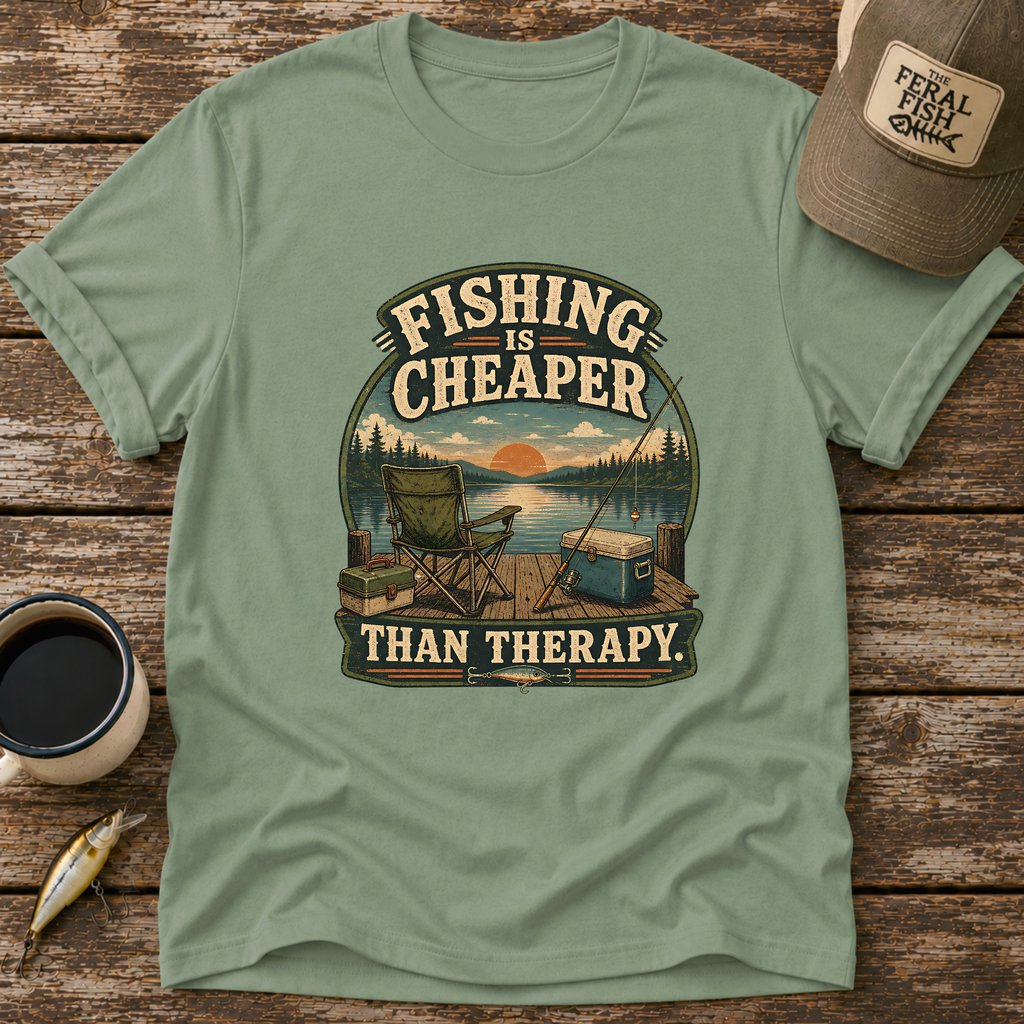 Fishing Is Cheaper T-Shirt