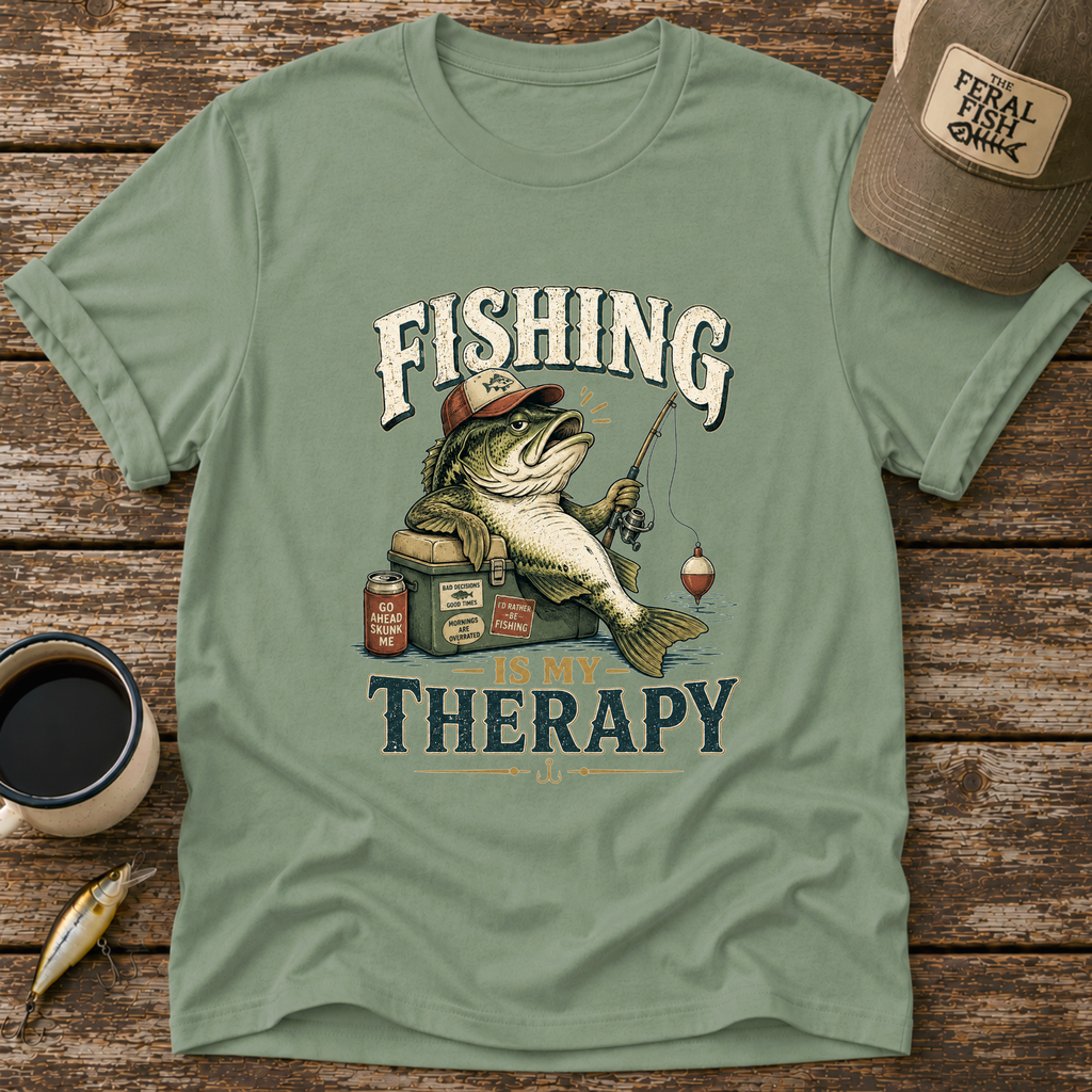 Fishing Is My Therapy T-Shirt
