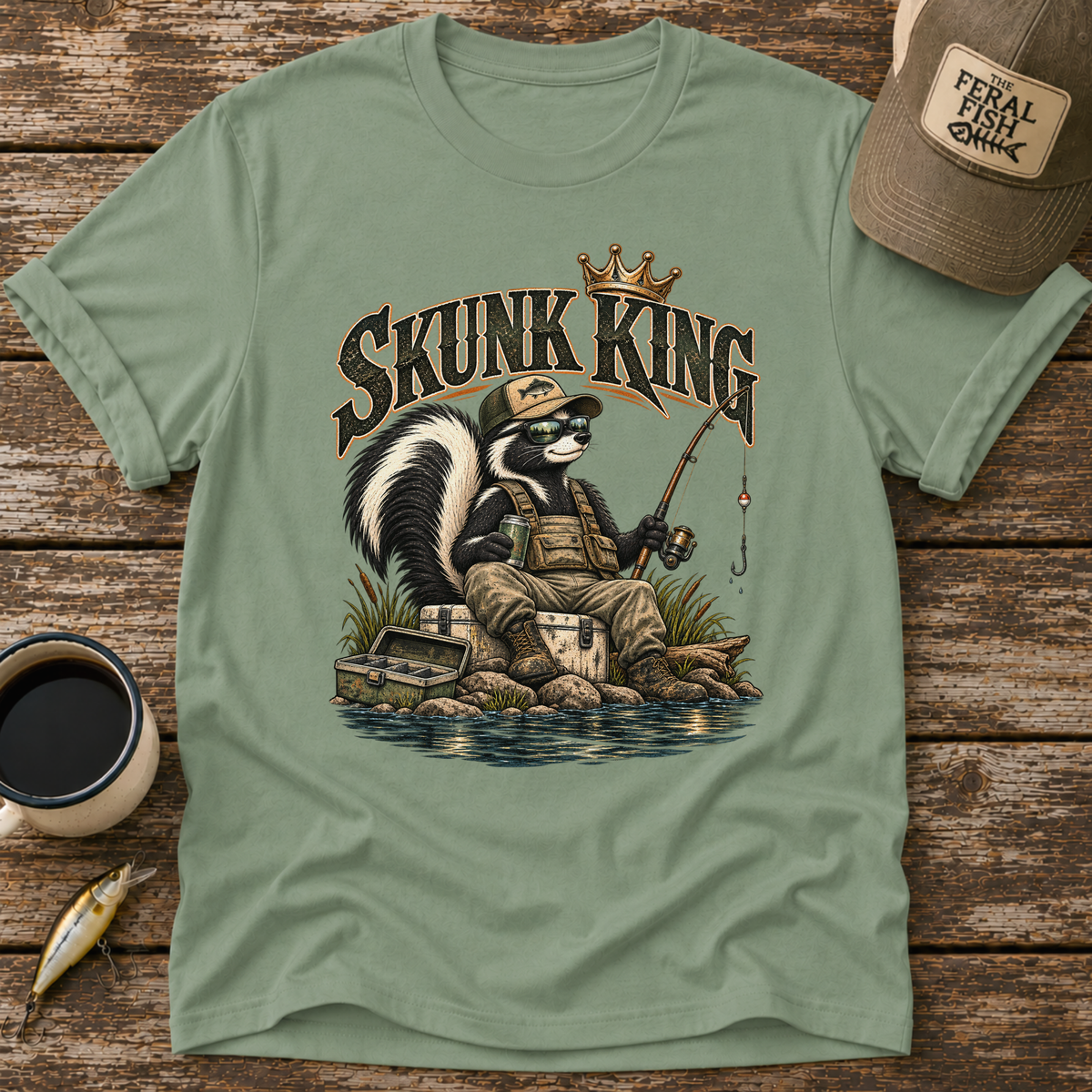 Skunk King Fishing T-Shirt