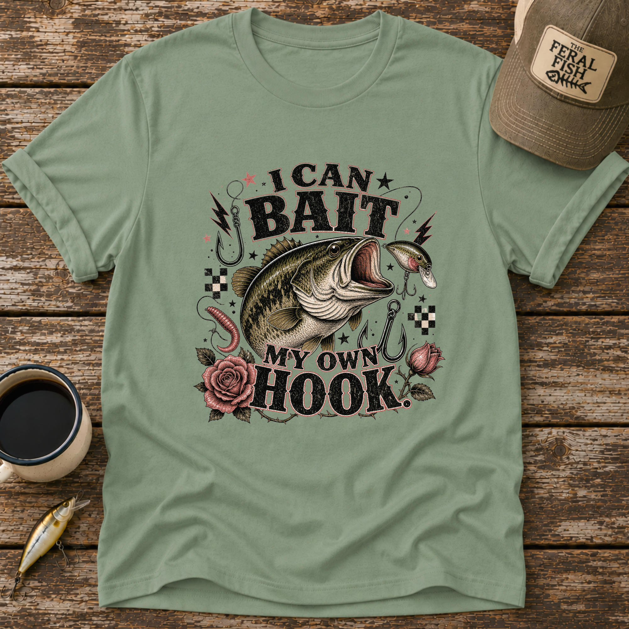 I Can Bait My Own Hook T-Shirt