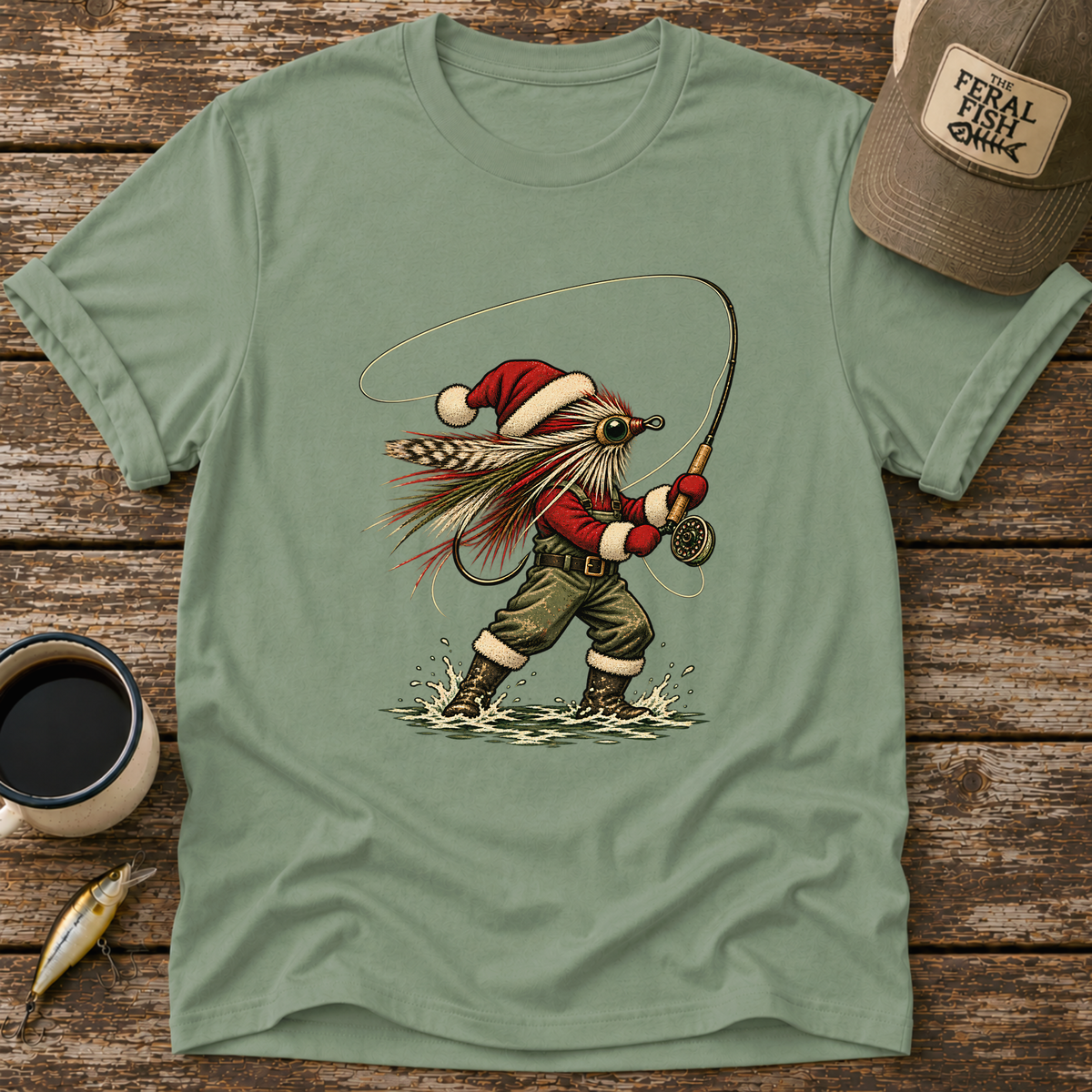 Holiday Fly Fishing Lure T-Shirt