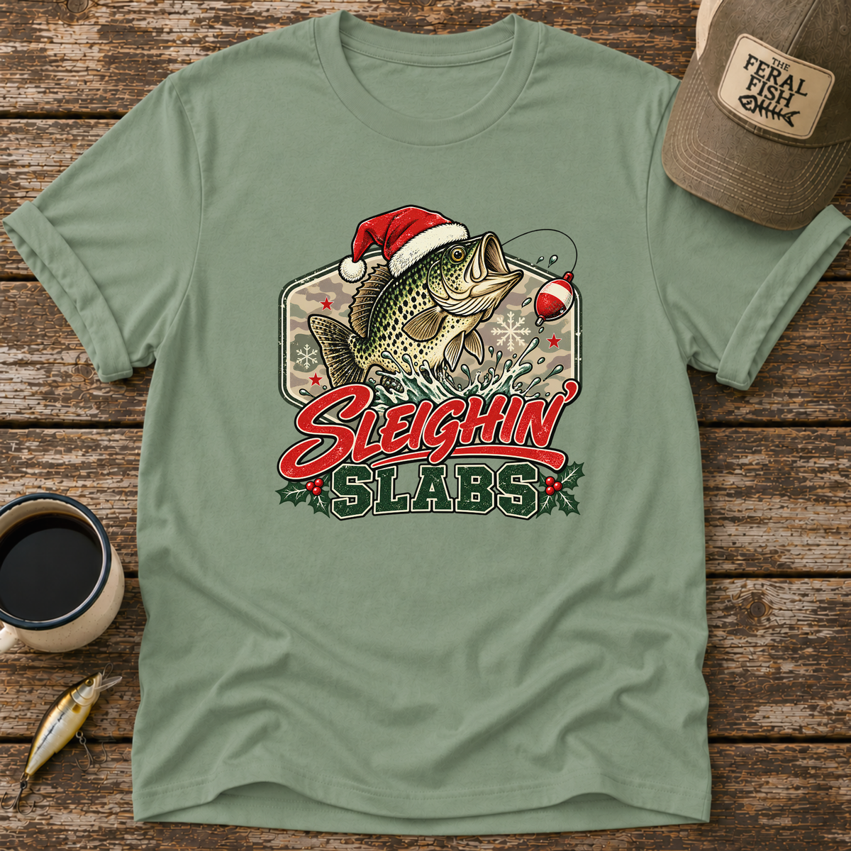Sleighin' Slabs Holiday T-Shirt
