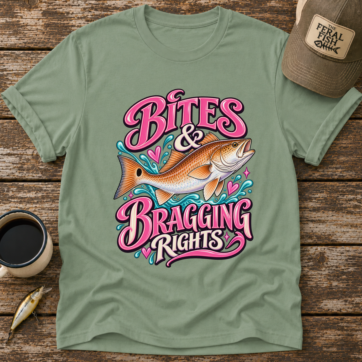 Bites & Bragging Rights Redfish T-Shirt