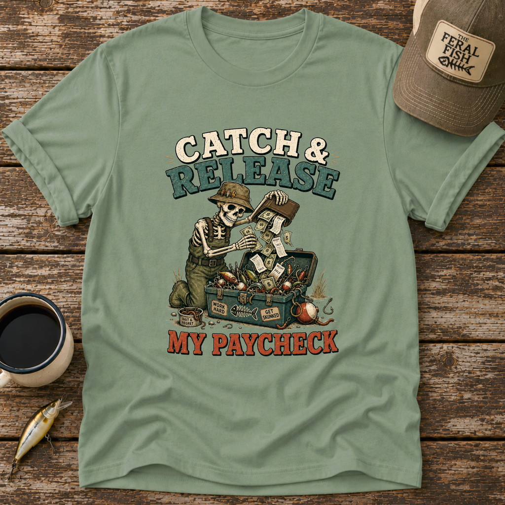 Catch & Release My Paycheck T-Shirt
