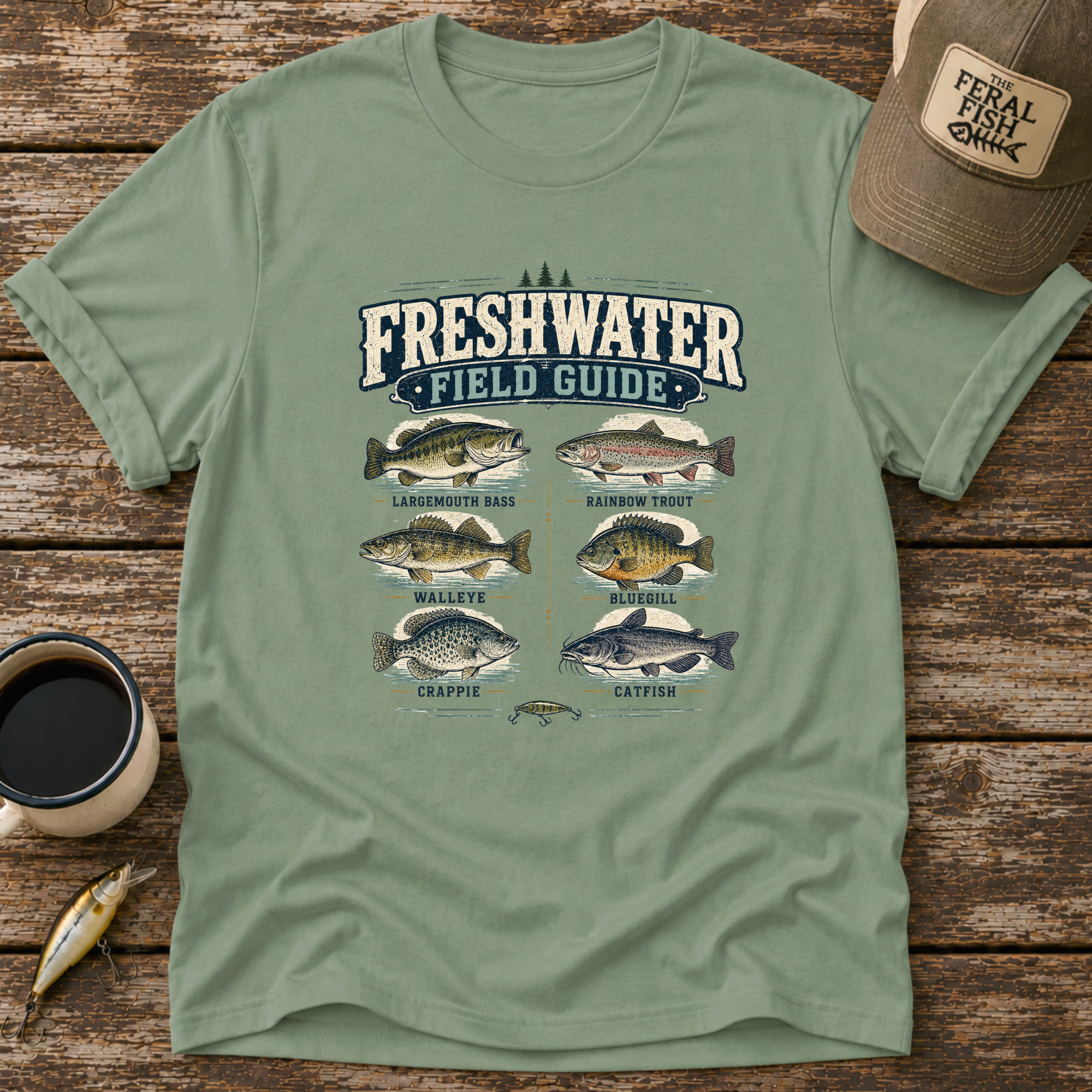 Freshwater Fish Field Guide T-Shirt