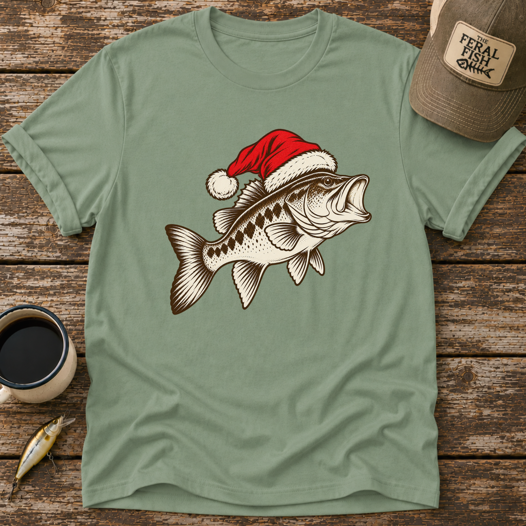 Santa Hat Bass T-Shirt