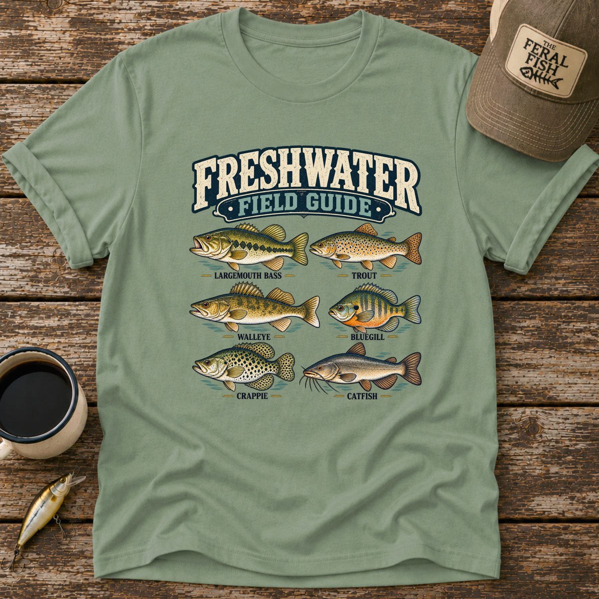 Freshwater Fish Field Guide T-Shirt