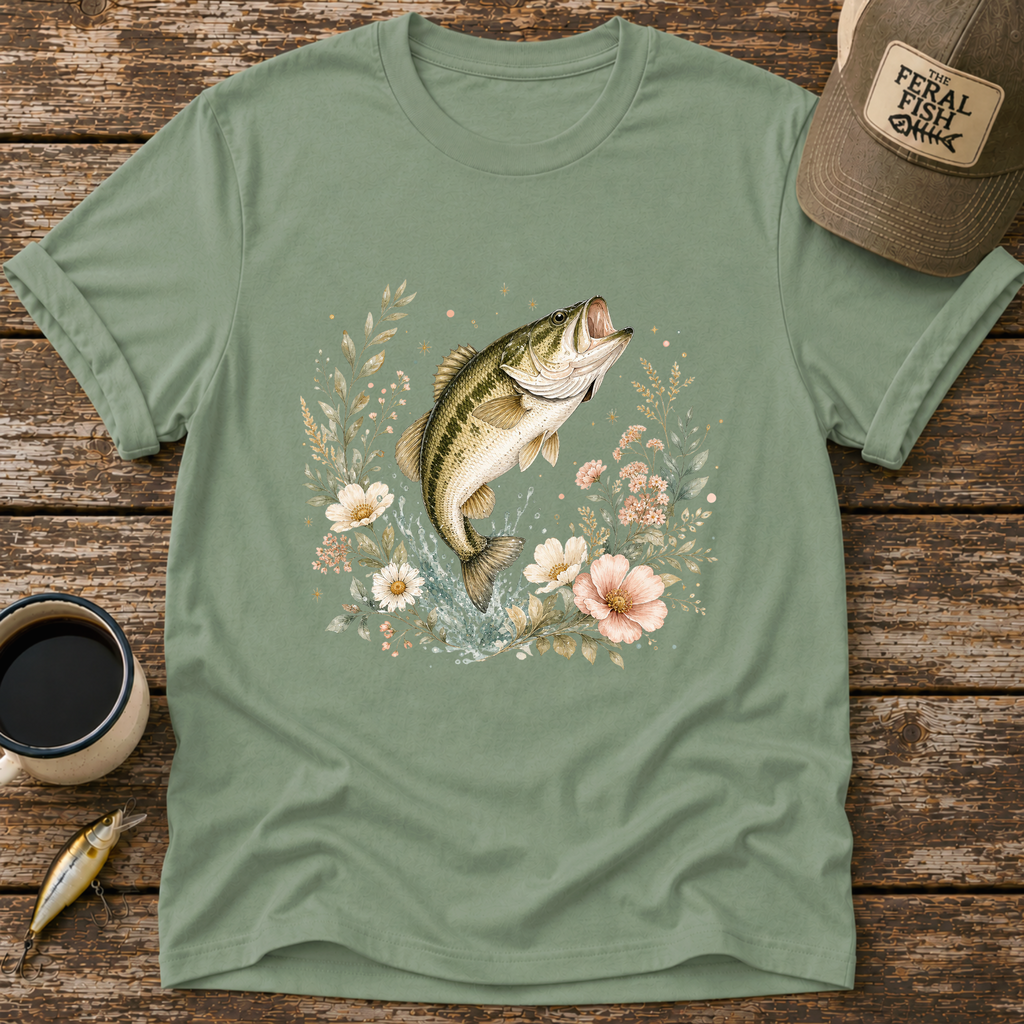 Bass and Florals T-Shirt