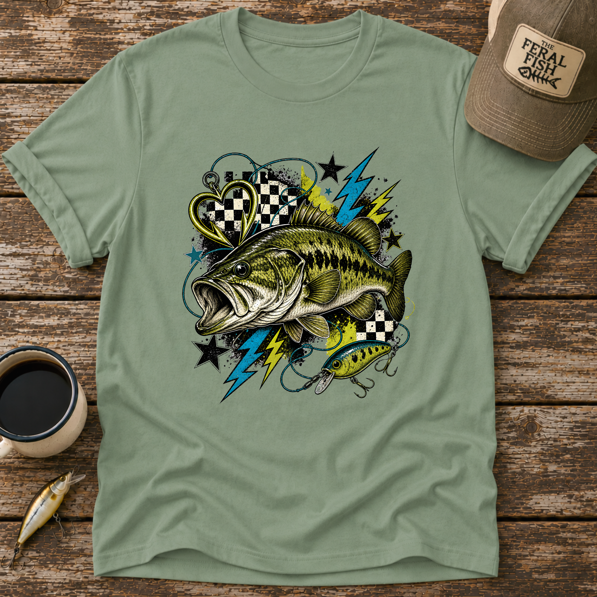 Heart Hook & Bass T-Shirt