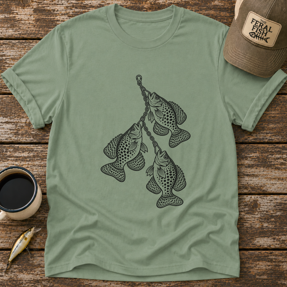 Crappie Stringer T-Shirt
