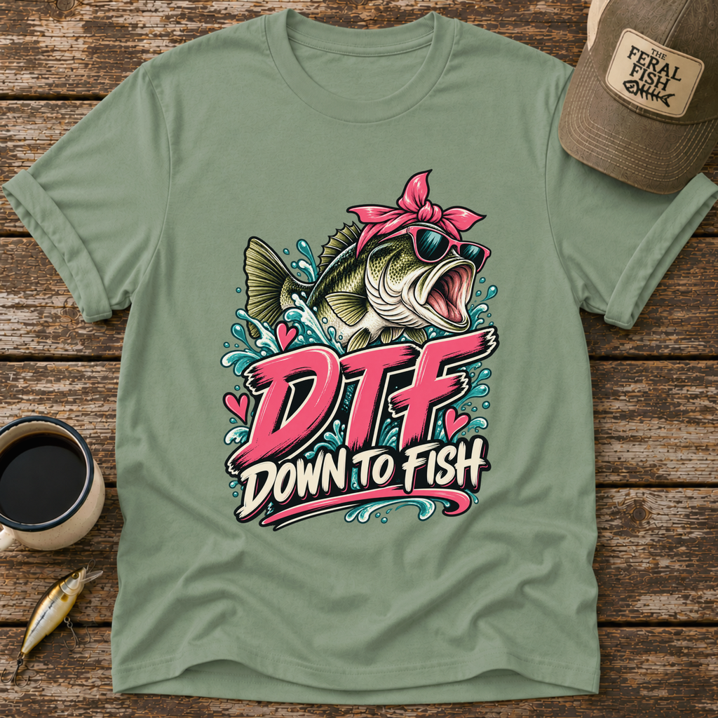 DTF Girl Bass T-Shirt