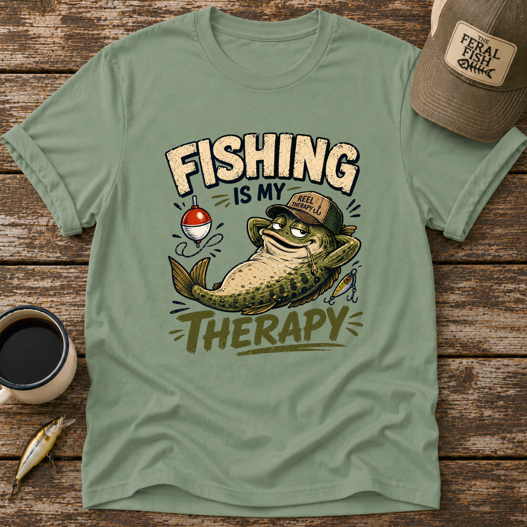 Fishing Is My Therapy T-Shirt