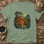 Bigfoot & Swamp Creature Fishing T-Shirt