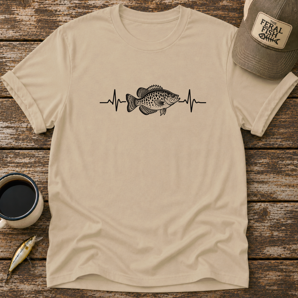 Crappie Heartbeat T-Shirt