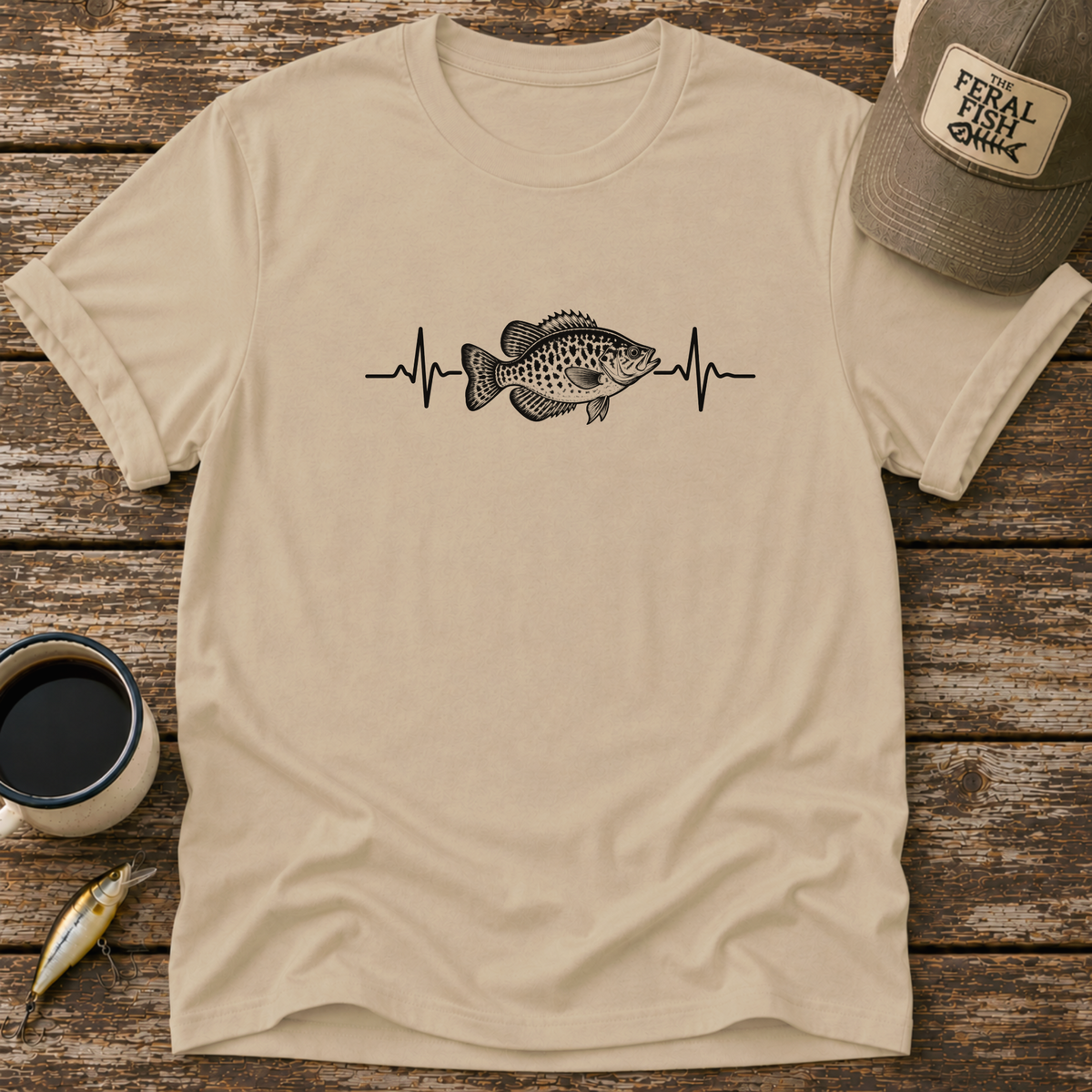Crappie Heartbeat T-Shirt