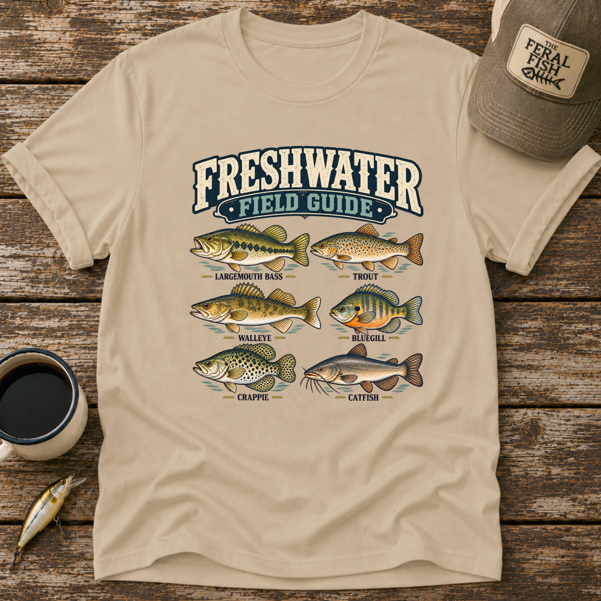 Freshwater Fish Field Guide T-Shirt