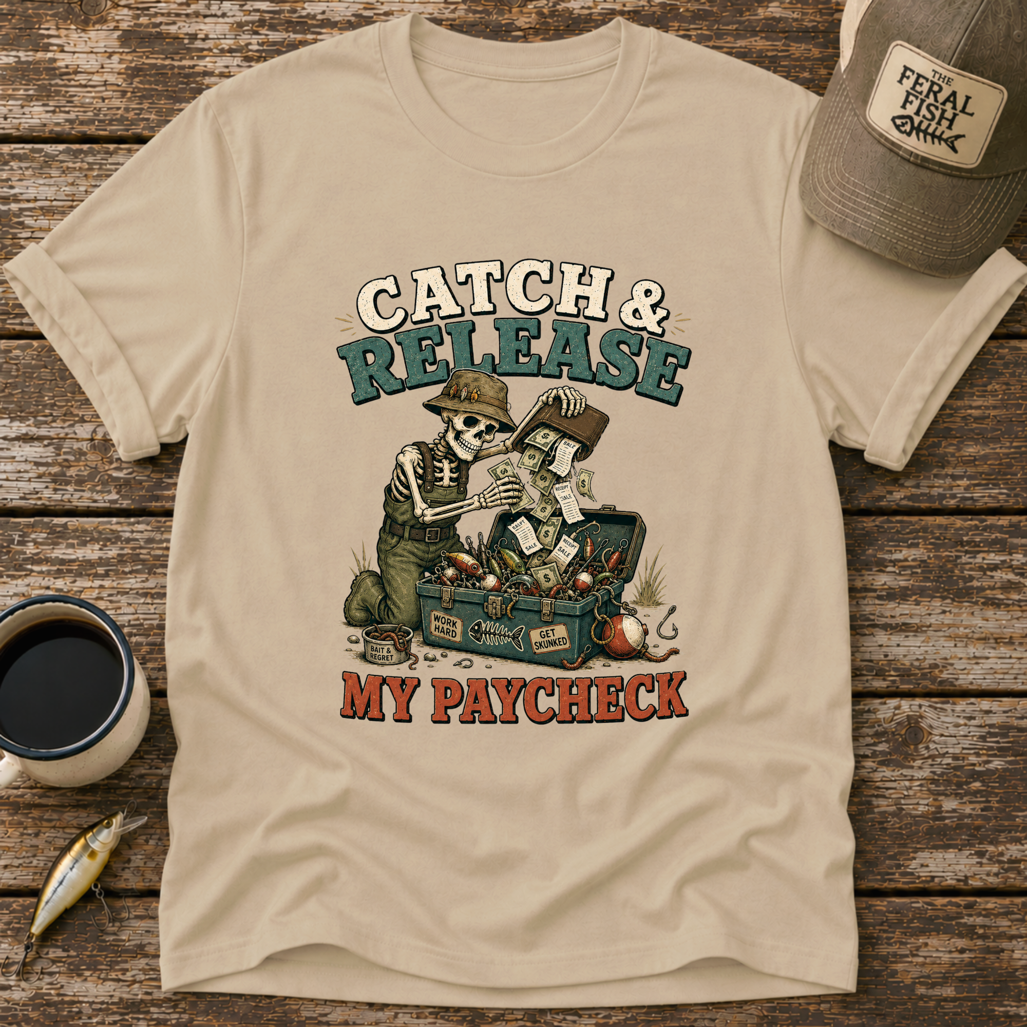 Catch & Release My Paycheck T-Shirt
