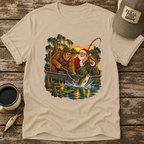 Bigfoot & Santa Fishing T-Shirt
