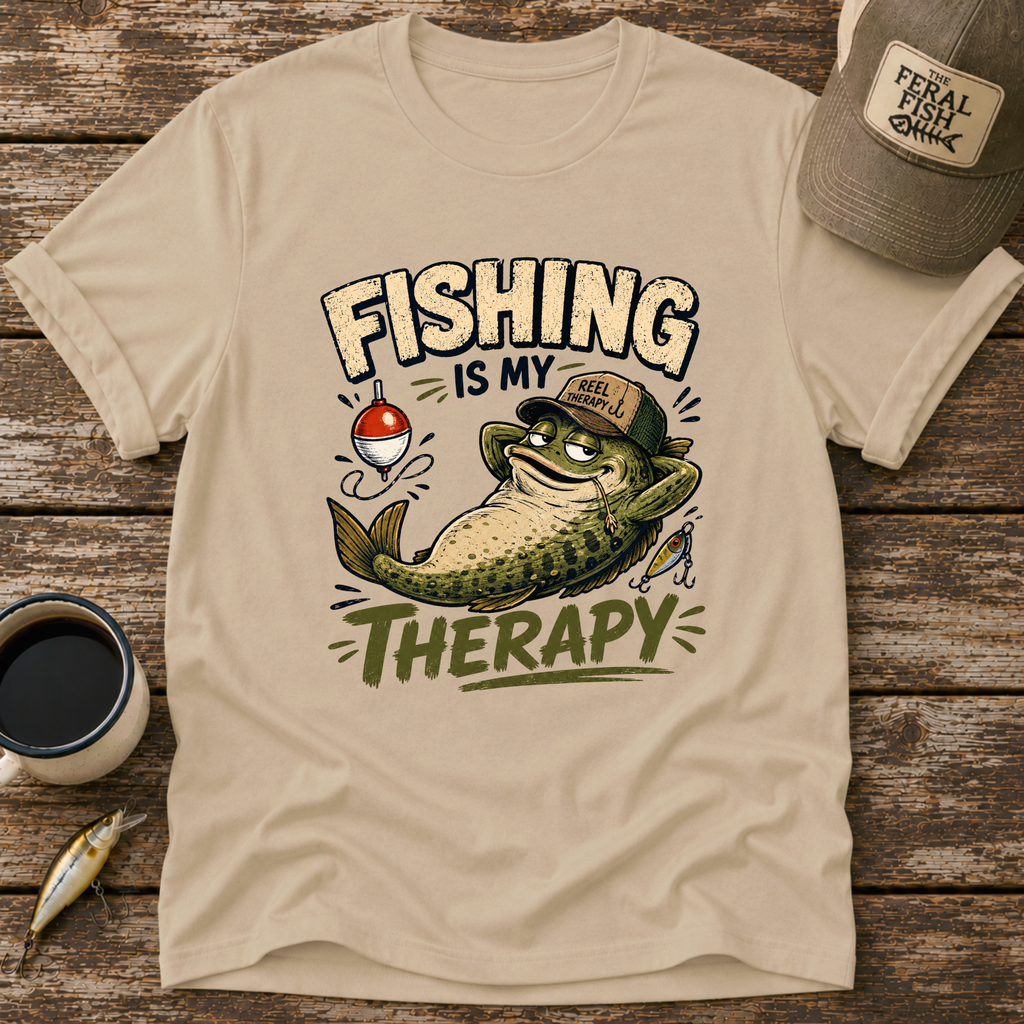 Fishing Is My Therapy T-Shirt