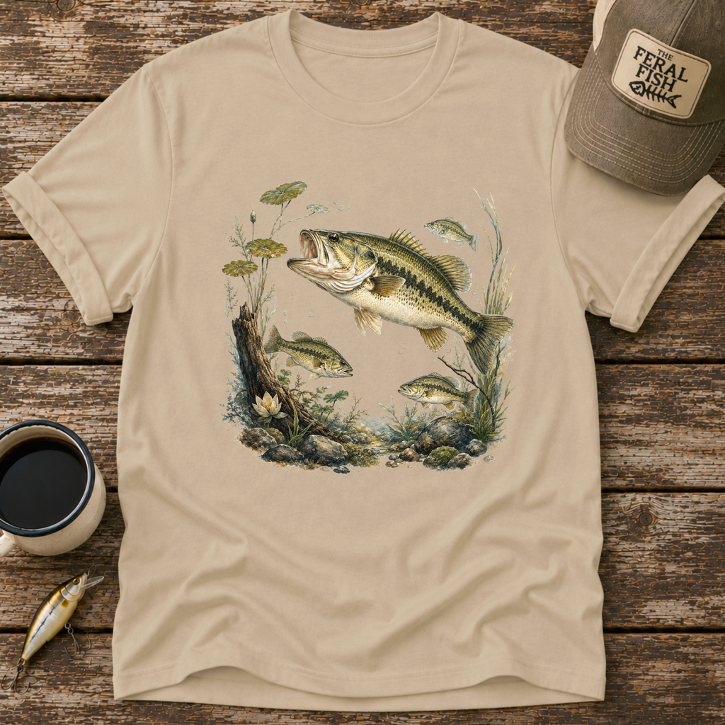 Bass Swimming T-Shirt