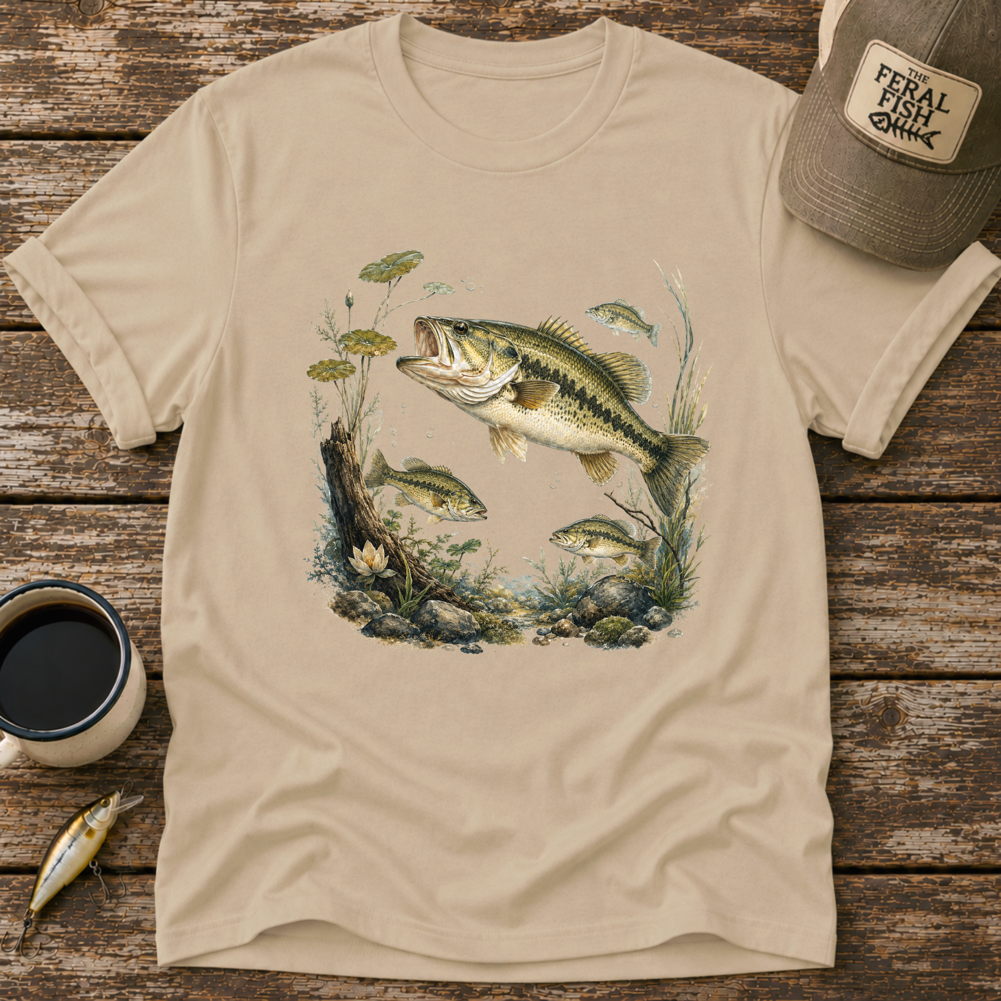 Bass Swimming T-Shirt