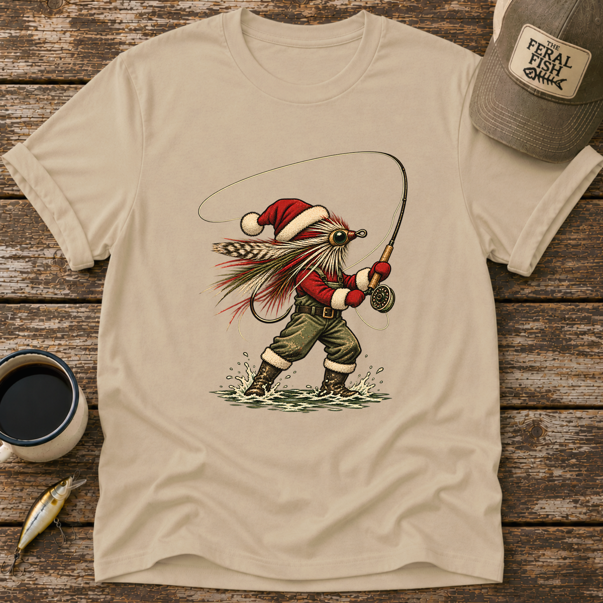 Holiday Fly Fishing Lure T-Shirt