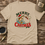 Merry Castmas Fly Fishing T-Shirt