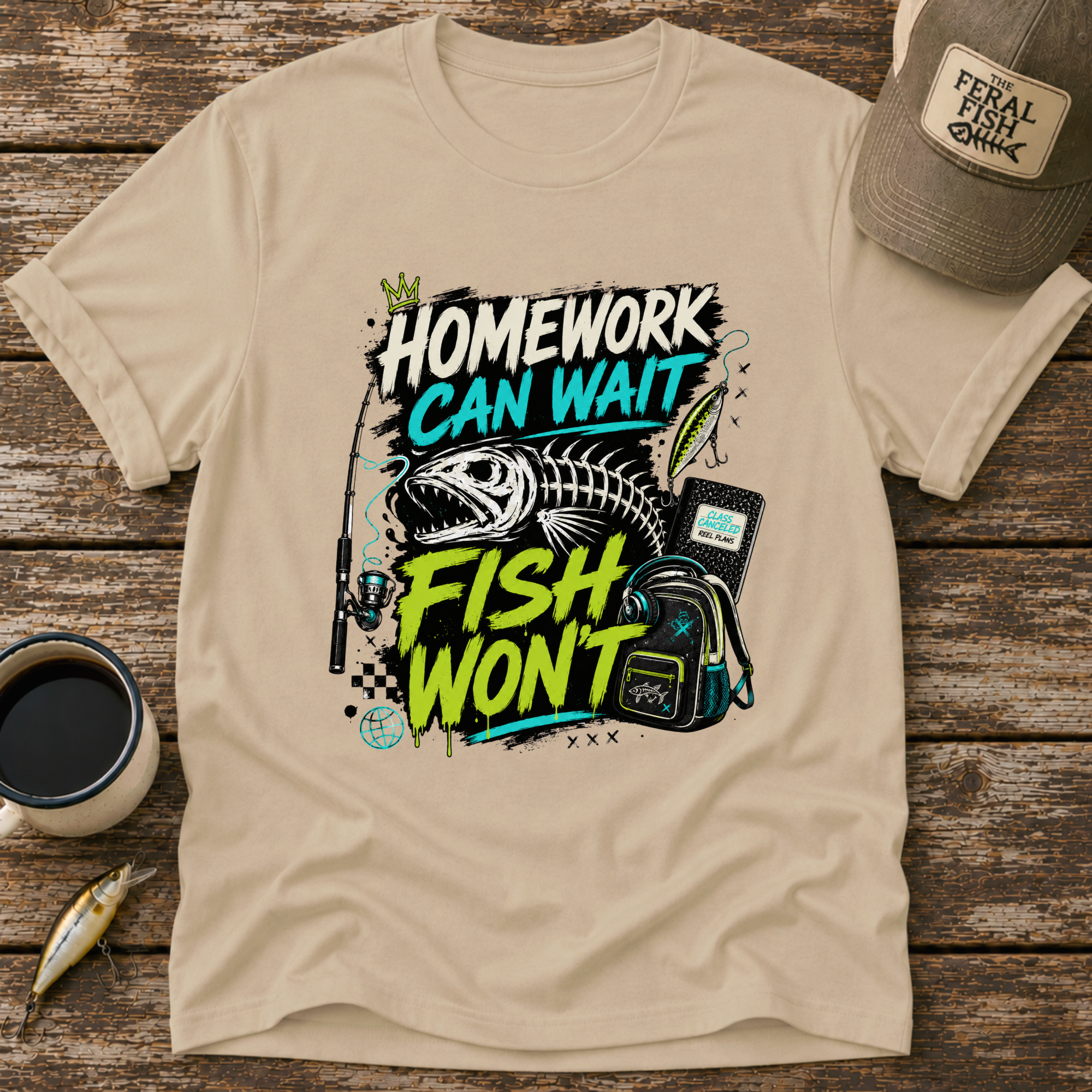 Homework Can Wait T-Shirt