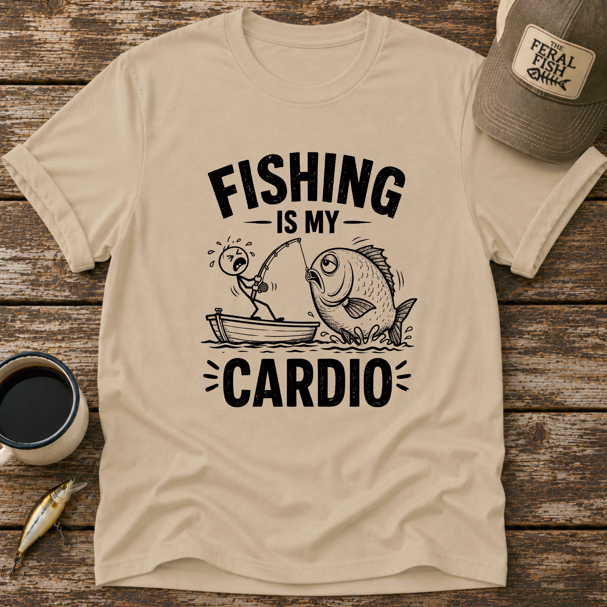 Fishing Is My Cardio T-Shirt