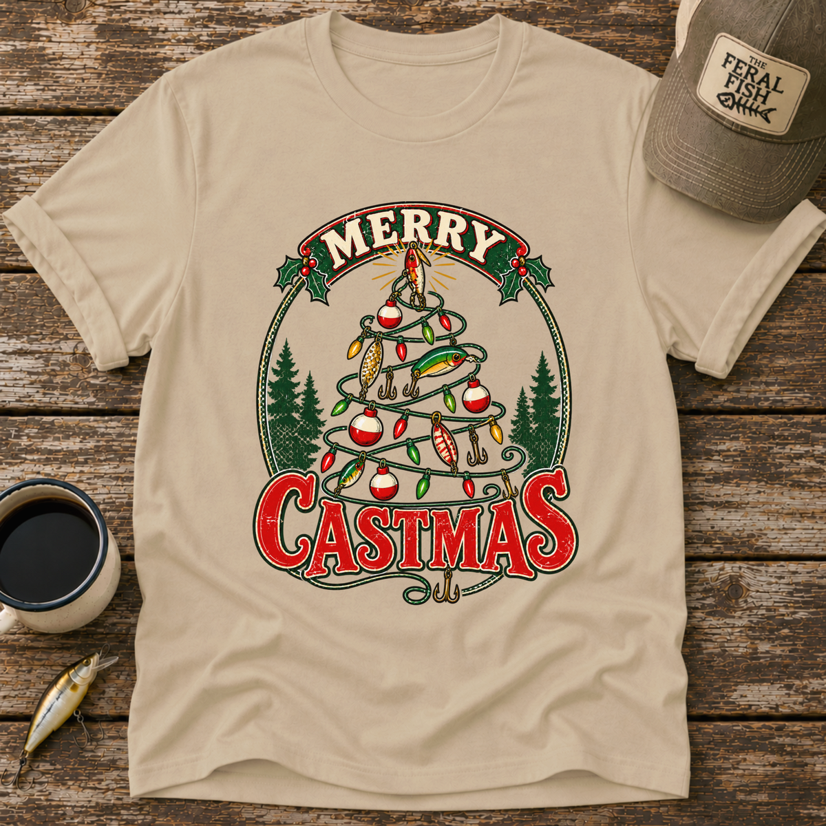 Merry Castmas Tree T-Shirt