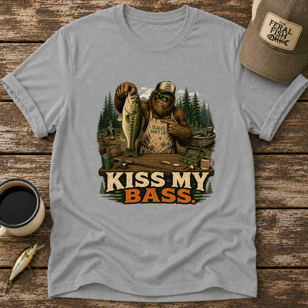 Kiss My Bass Bigfoot T-Shirt