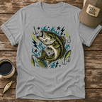 Bass And Blue Flames T-Shirt
