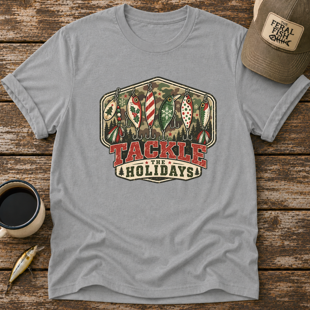 Tackle The Holidays Camo T-Shirt