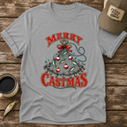 Merry Castmas Fishing Net T-Shirt