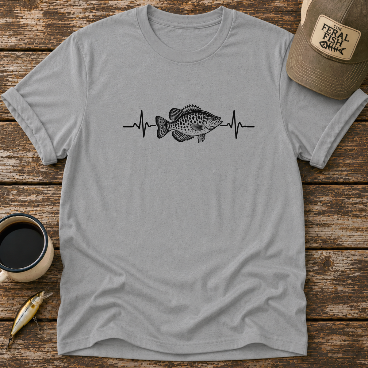 Crappie Heartbeat T-Shirt