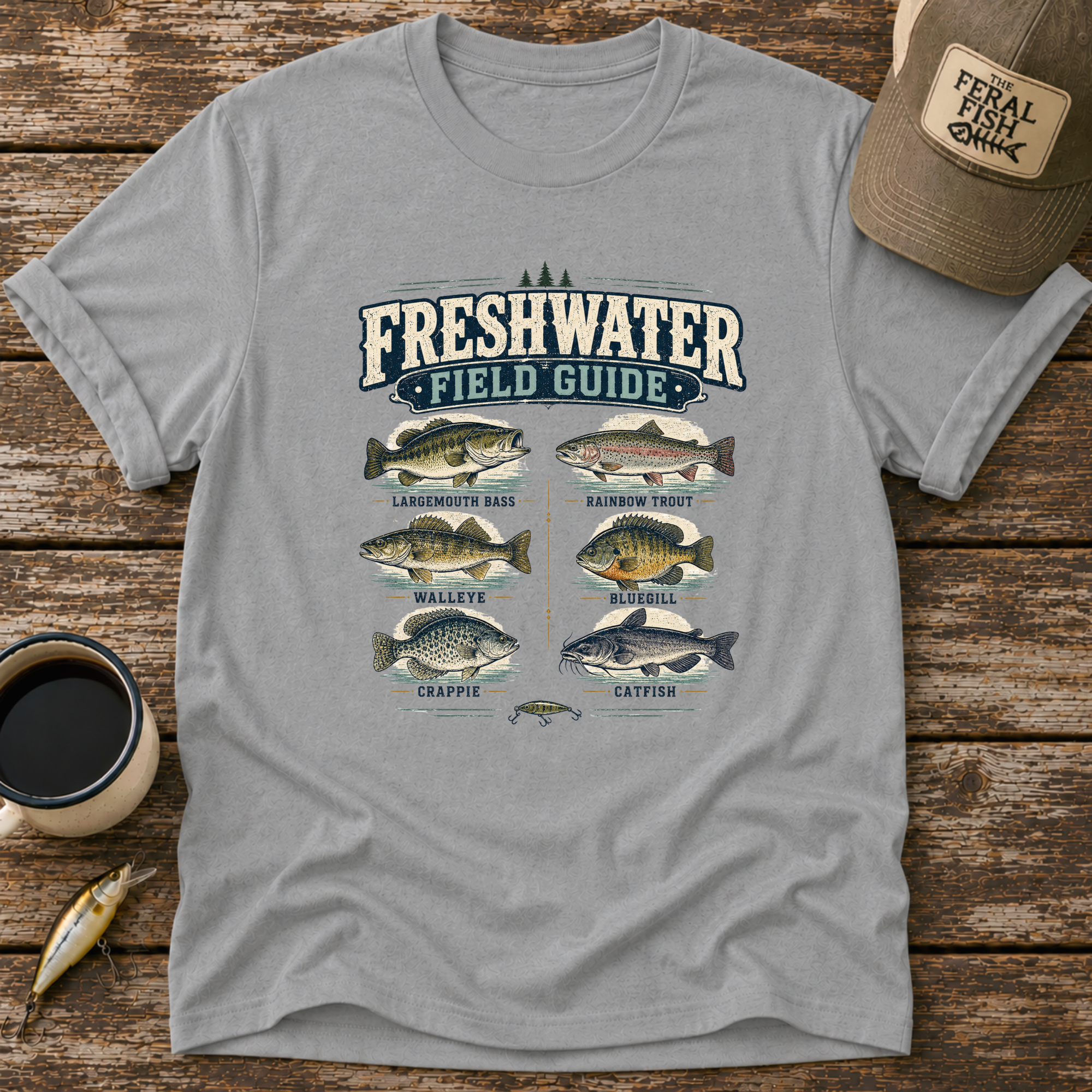 Freshwater Fish Field Guide T-Shirt