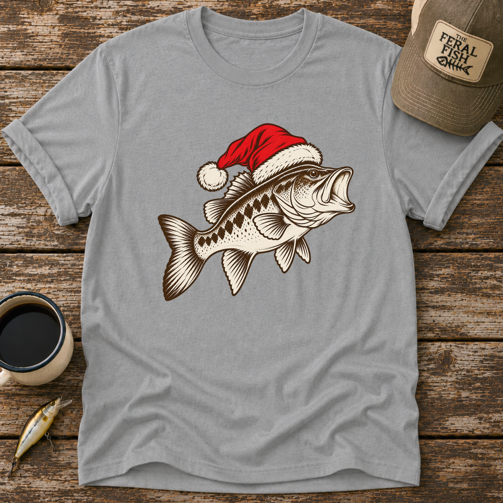 Santa Hat Bass T-Shirt