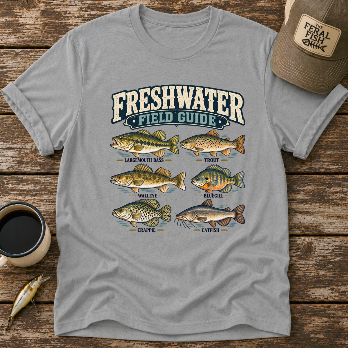 Freshwater Fish Field Guide T-Shirt