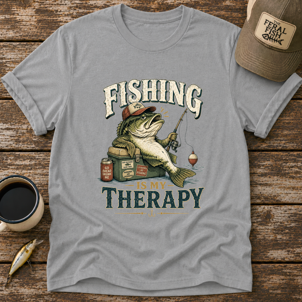 Fishing Is My Therapy T-Shirt