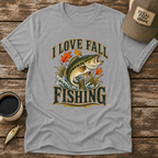 I Love Fall Fishing Bass T-Shirt