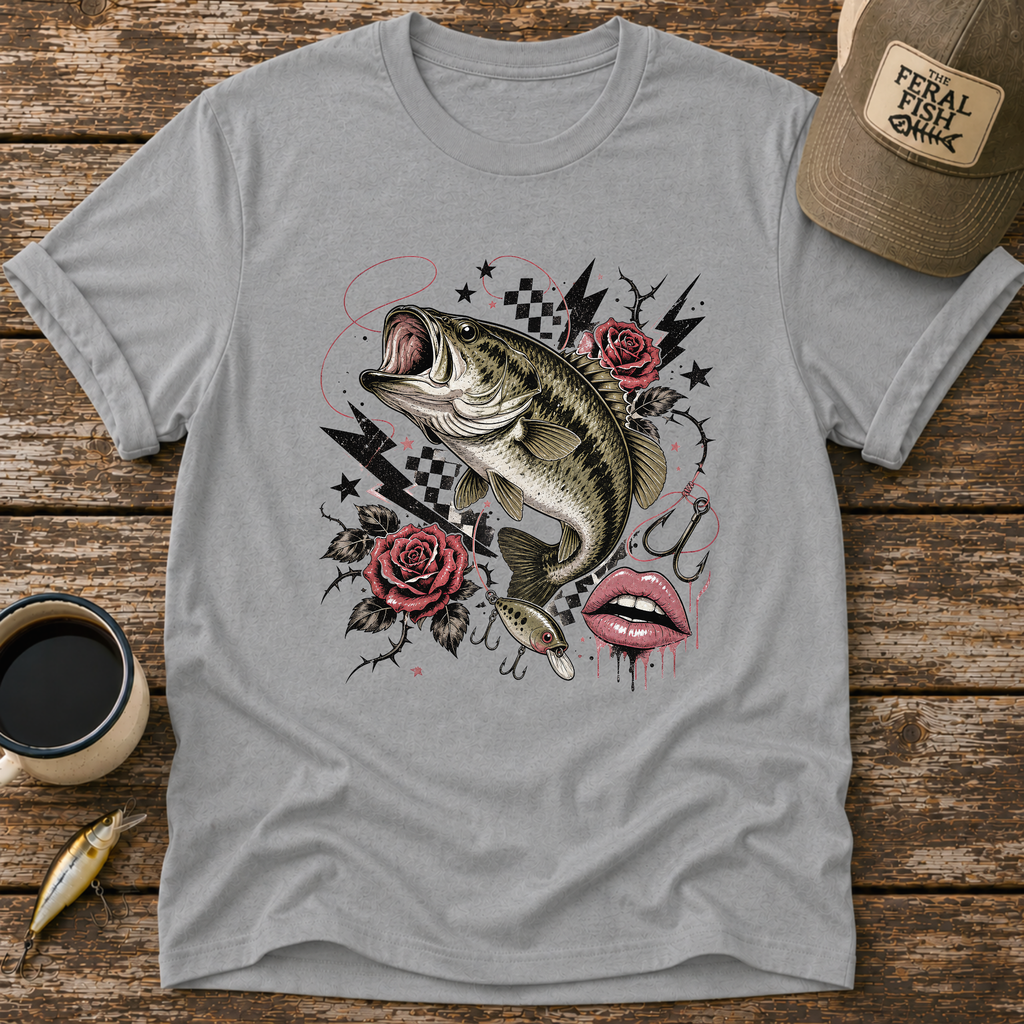 Bass Roses & Lightning T-Shirt