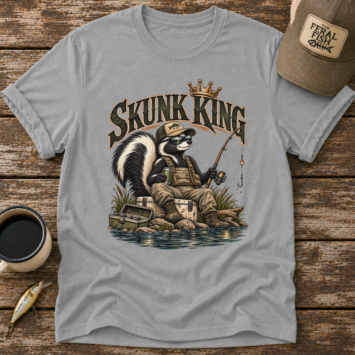 Skunk King Fishing T-Shirt